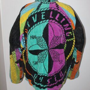 RARE Royal Pacific Vintage Unisex Heavier Terrycloth Jacket L/Xl